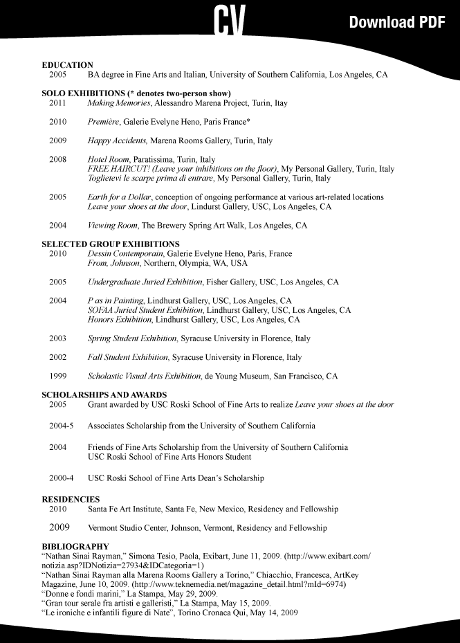 CV Resume